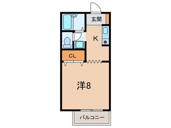 エスポワ－ルの物件間取画像